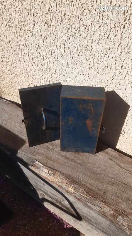 Boite metalique bleu (image 4)