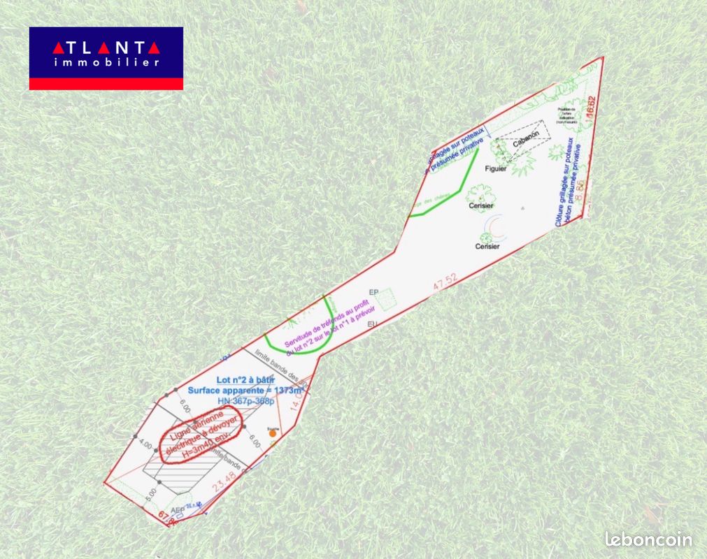 Terrain 1361 m² · à Saint-Nazaire · 1 361 m² · 154 000 €