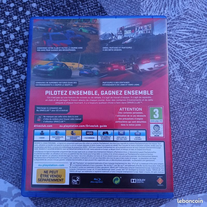 Jeux ps4 driveclub (image 3)