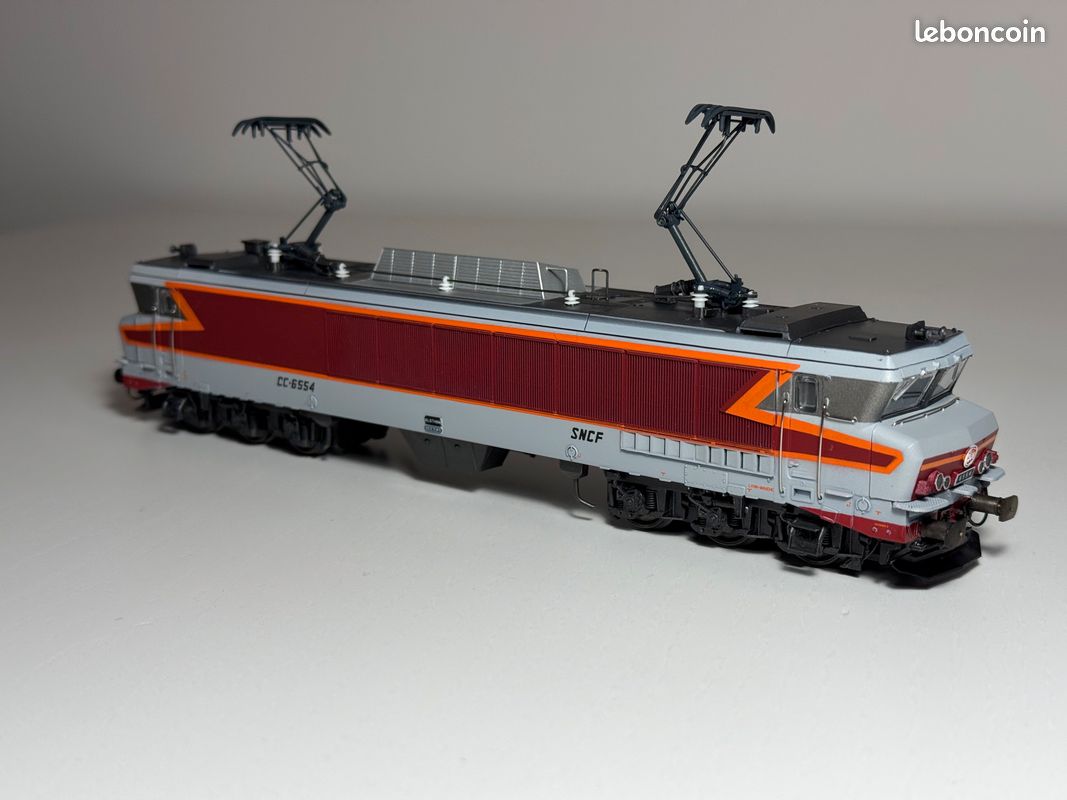 Locomotive Électrique Gérard TAB CC 6545 SNCF – HO, Analogique, Éclairage, Époque 4