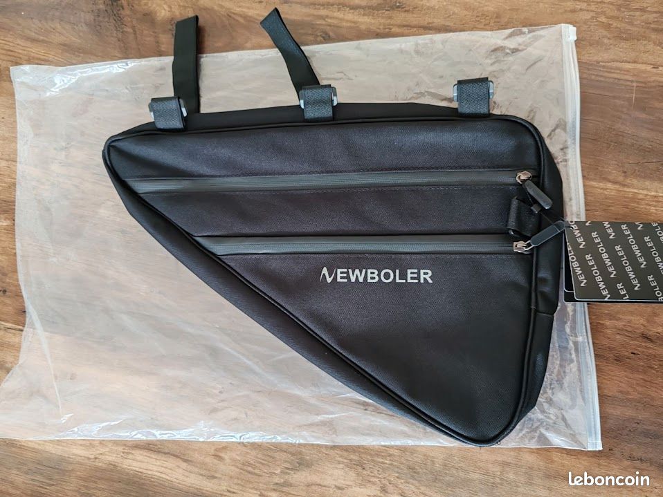 Sacoche De Vélo Pour Cadre - Sac De Cadre étanche - Sac Triangulaire - Env. 3L Zwart