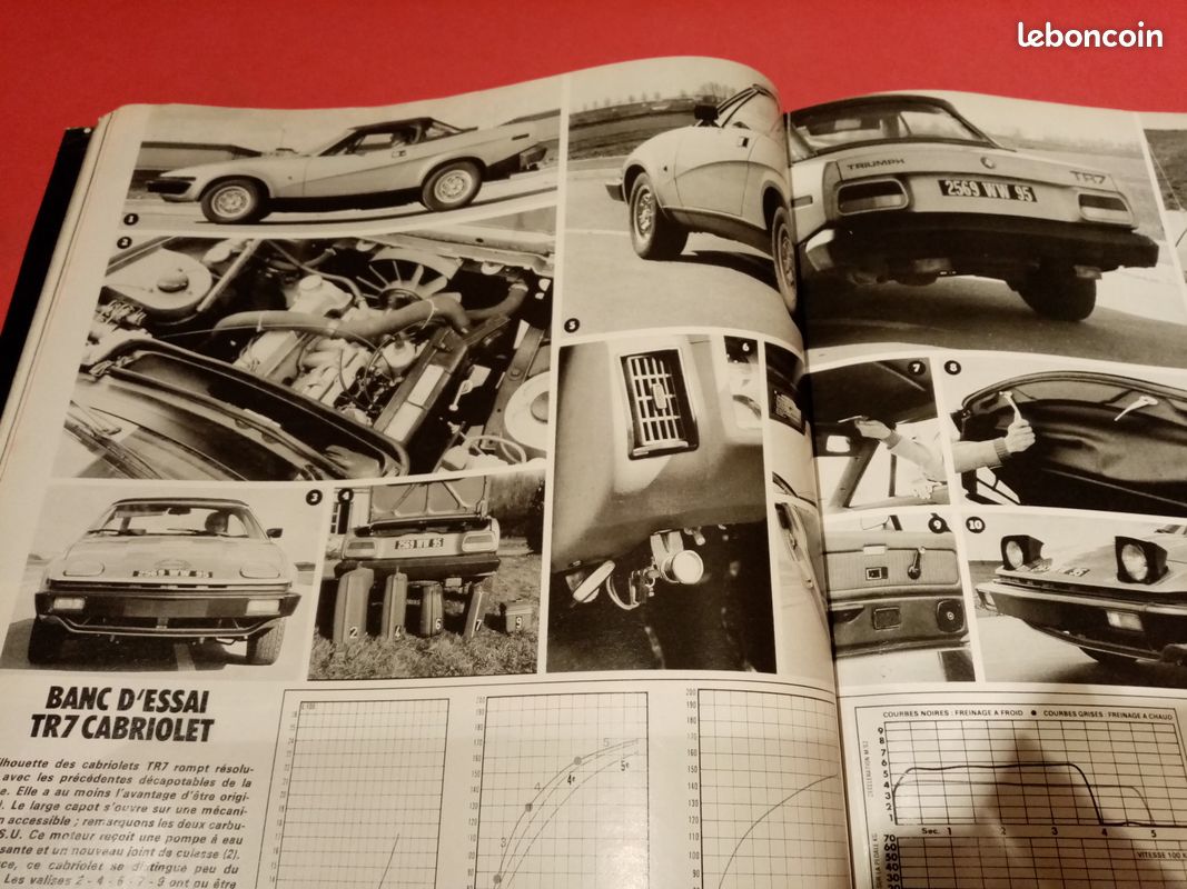 Auto Journal 1980 - Murena, TR7, 604 Heuliez, Lotus (image 3)