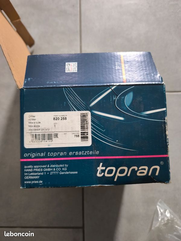 TOPRAN Filtre hydraulique, boîte automatique pour AUDI 113 398 TOPRAN Filtre hydraulique, boîte automatique pour AUDI 113 398