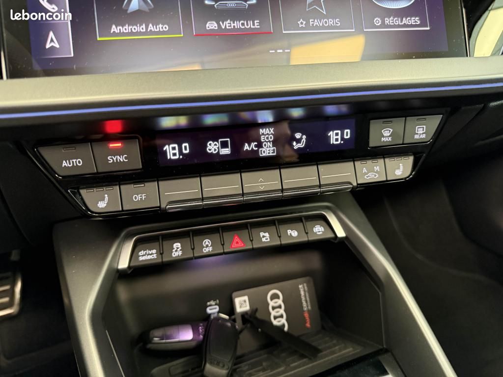 AUDI A3 SPORTBACK 35 TDI 150 CH S-Tronic 7 S LINE + TOIT OUVRANT/MATRIX/SONOS (image 22)