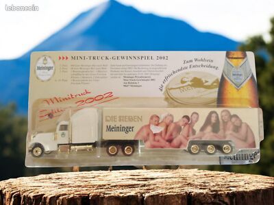 Camion Publicitaire Miniature HO 1/87 - Marque Kulmbacher - Métal Et Plastique - Occasion Très Bon état