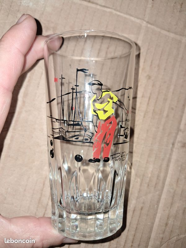 2 verres pastis publicitaire duval(hj) (image 2)