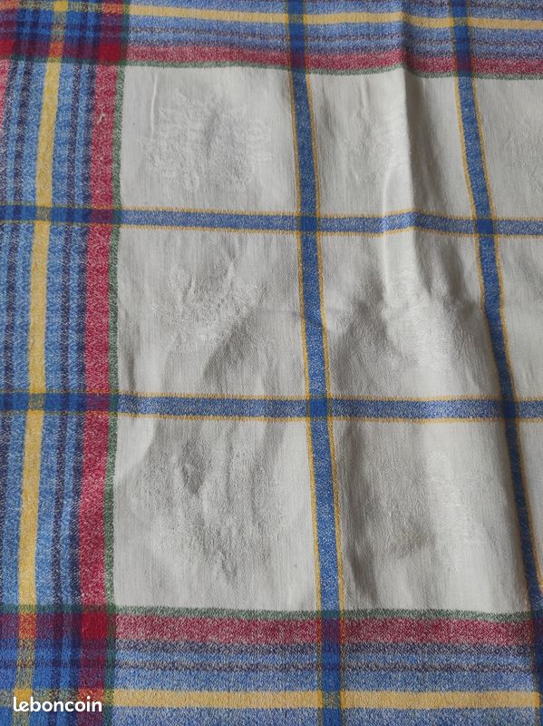 Ensemble nappe et serviettes anciennes (image 13)