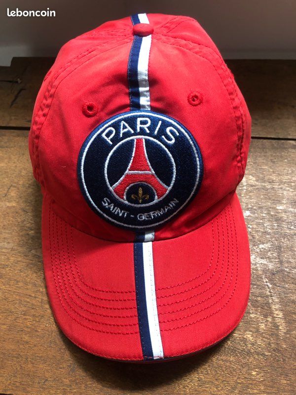 Casquette PSG Officielle Paris Saint-Germain - Coton - Taille Réglable Enfant - Collection 2023