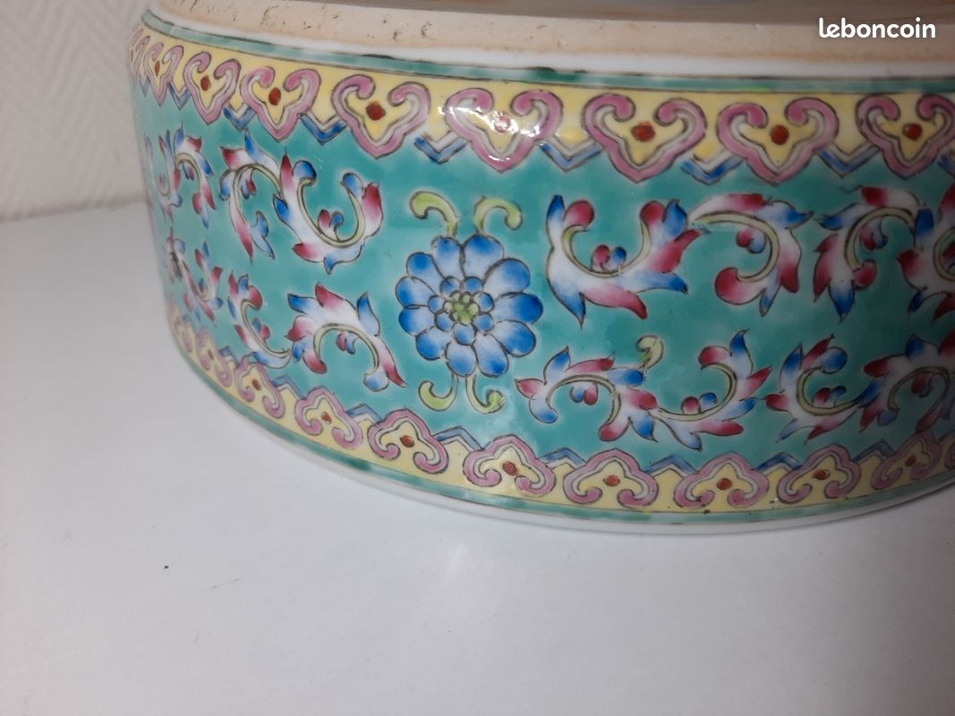 Ancienne Jardiniere Chinoise Porcelaine (image 6)