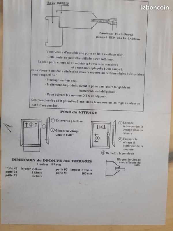 Porte intérieur neuf (image 4)