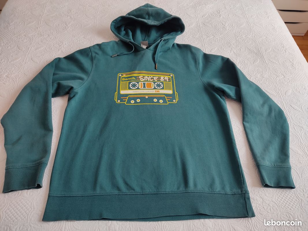 Sweat à capuche mixte BENCH Taille XL TBE (image 1)