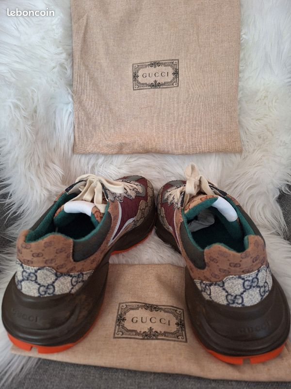 Gg Rhyton Sneaker Basket Homme Gucci Gg Rhyton Baskets Homme Gucci