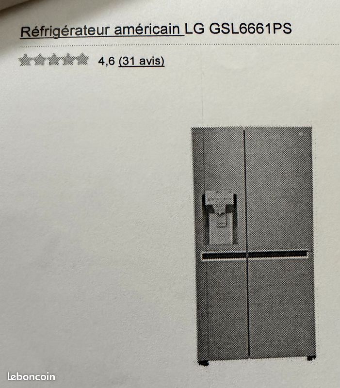 Réfrigérateur américain | 635L | GSGV80EPLD | FR