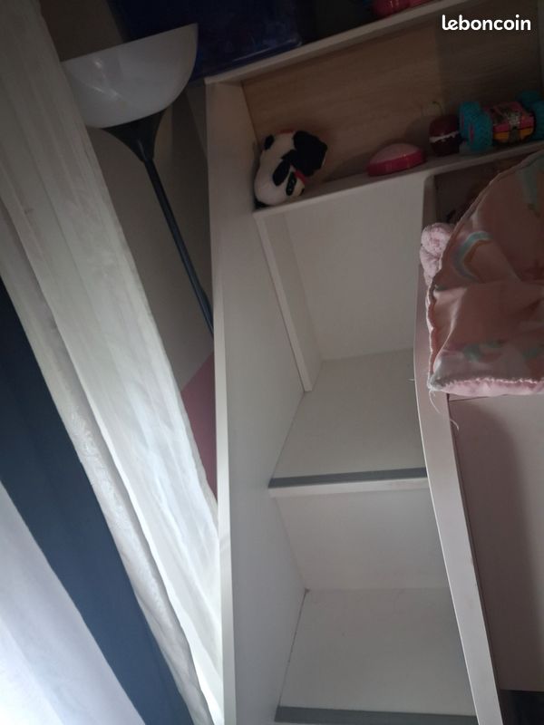 Lit superposé en bois blanc (image 3)