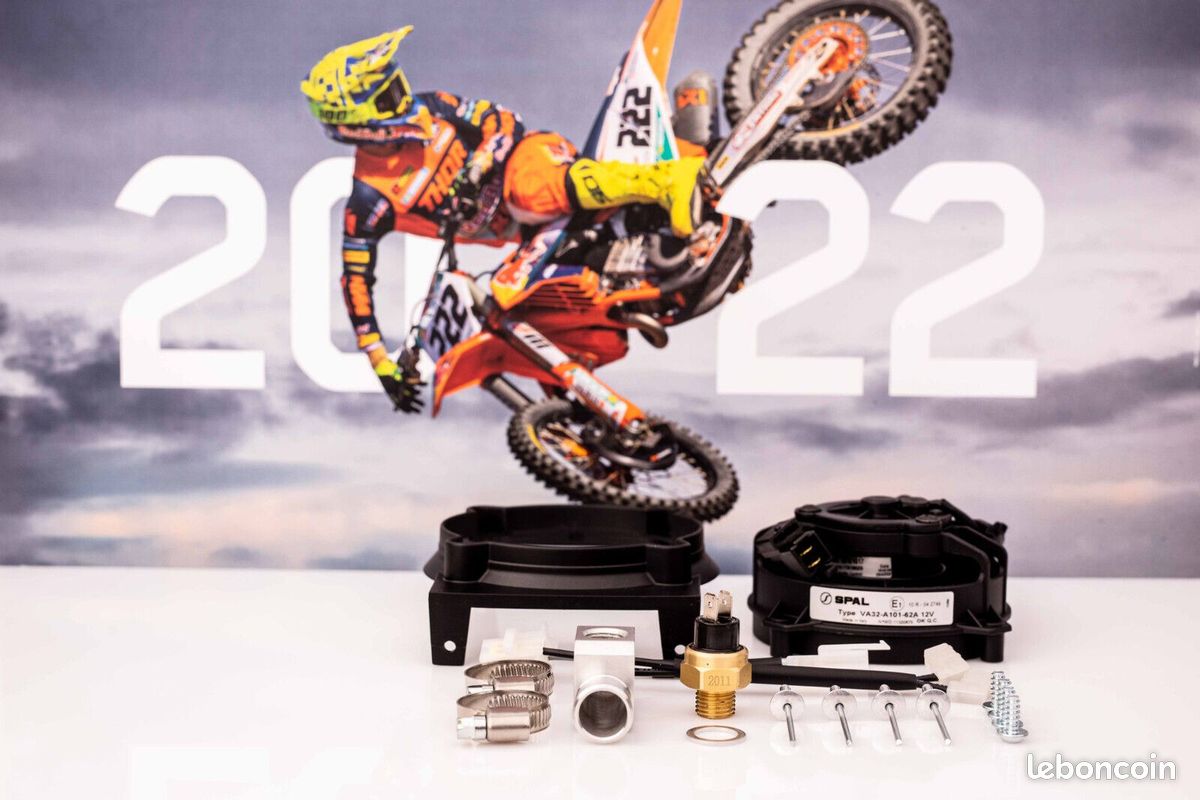 KIT VENTILATEUR de RADIATEUR SPAL pour BETA RR ENDURO 2+4 temps année 2010-2019 (image 1)