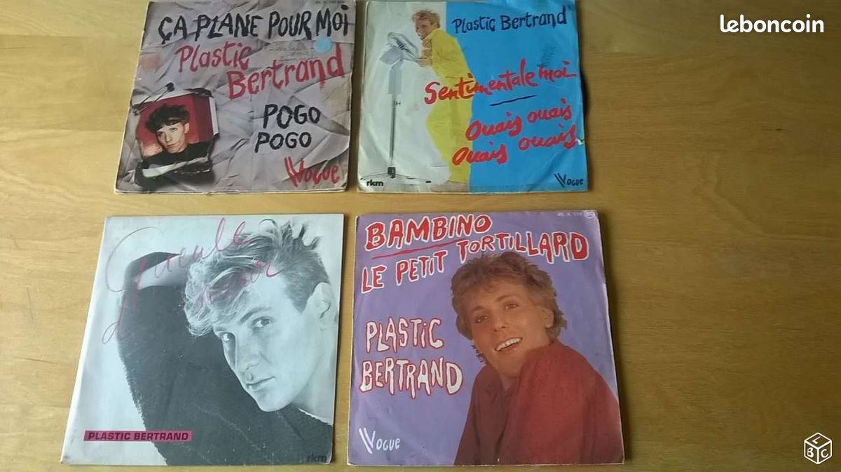 Plastic bertrand 4 disques 45 tours (image 1)