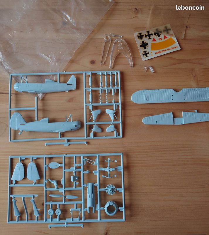 Maquette Henschel Hs 123 A-1 1/72 avion Airfix (image 1)