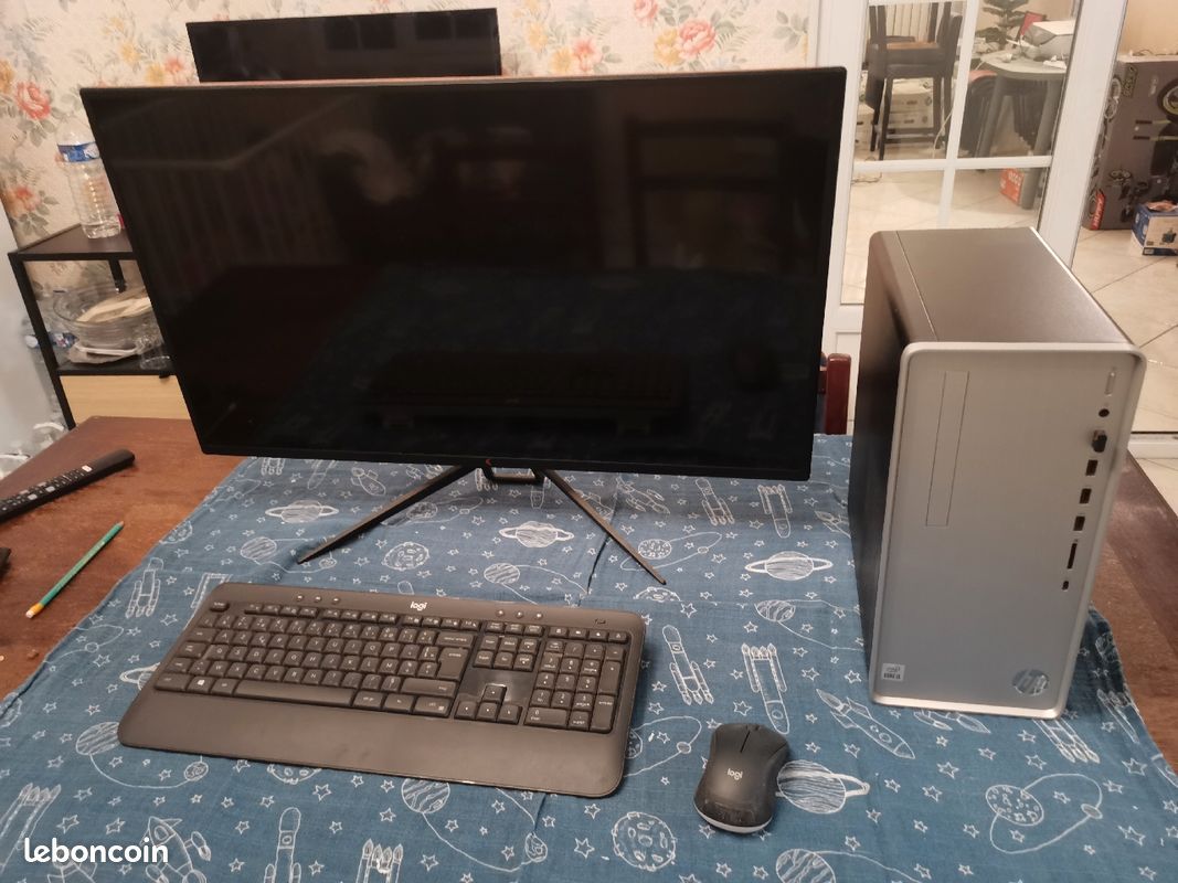 Tour Hp tpc 123 Mt +ecran+ clavier (image 1)