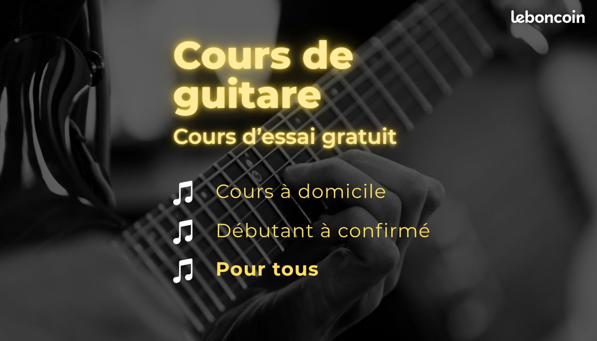 Leçons de guitare chez vous (image 1)
