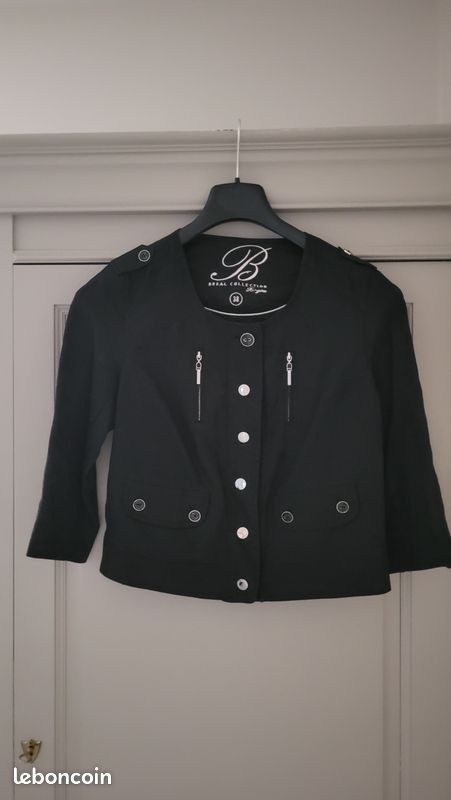 Veste Boléro 'Modaharius' Noire by Eva Lady • The Dark Store