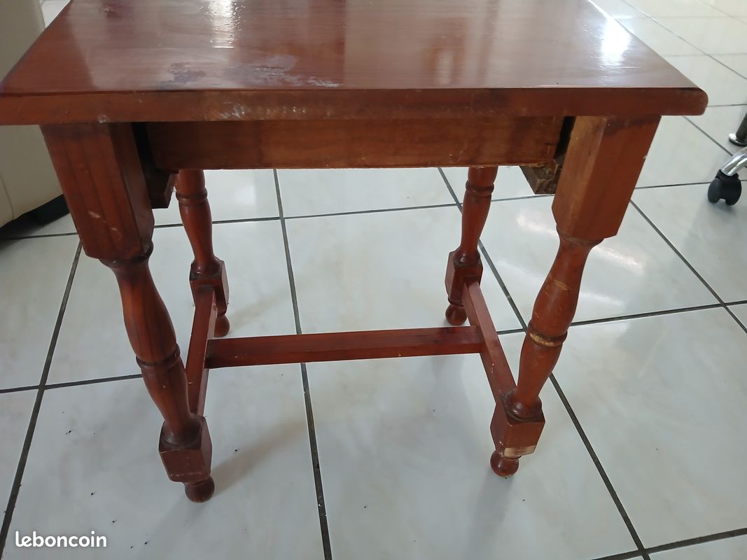 Table de chevet en bois 1 tiroir (image 2)