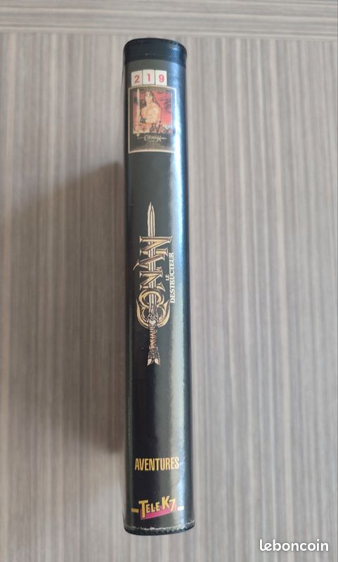 Conan le Destructeur / Cliffhanger VHS (Enregistrement TV) Jaquette Télé K7 (image 2)