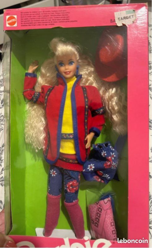 Barbie Mattel Benetton Barbie 1990 Barbie Doll 1990 9404