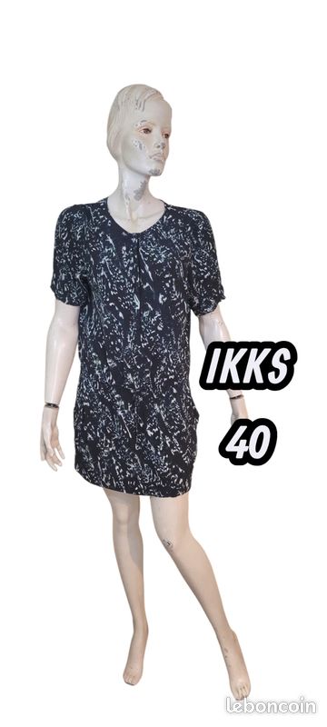Robe IKKS Taille 40 - Couleur Noire - Occasion Quasi Neuve
