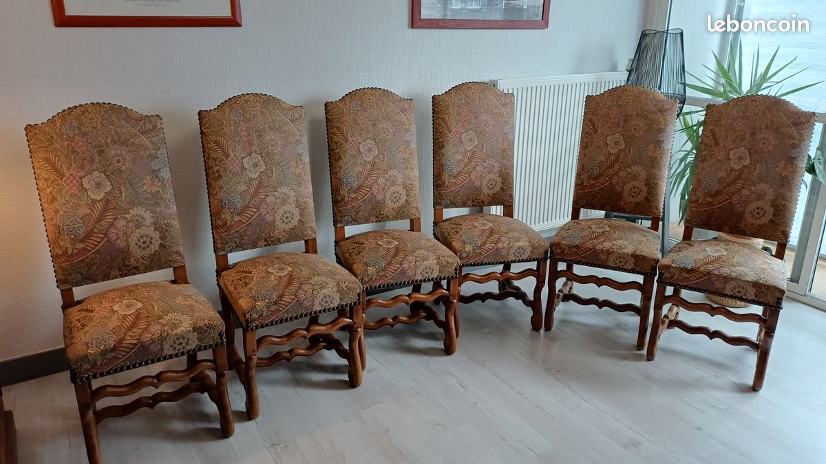 6 chaises de sejour (image 1)