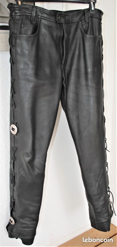 Pantalon Taille Haute Avec Lacets Sur Le Côté - Taille M - Neuf Sans étiquette