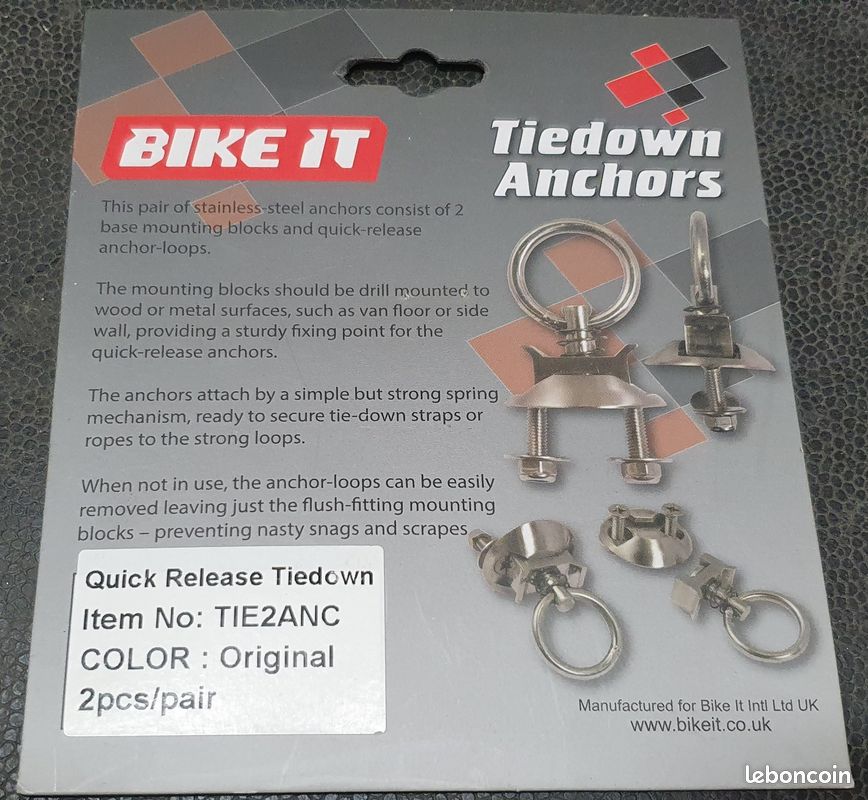 Ksvaye 6pcs Anneau Arrimage INOX Avec Vis De Fixation