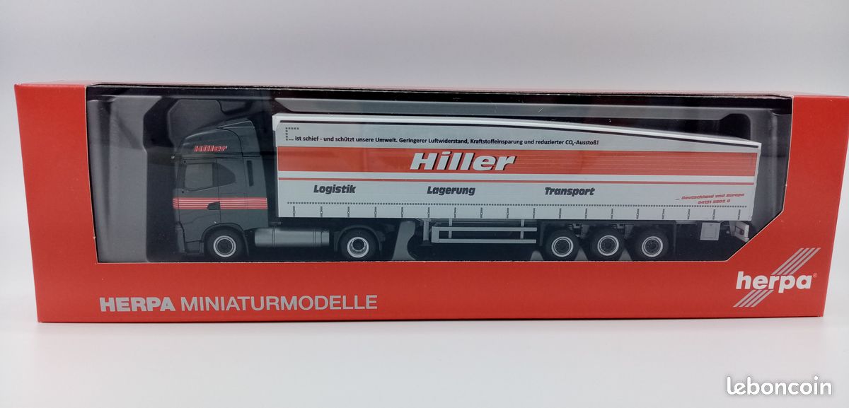 Herpa - Silo Semi Remorque Feldbinder Maquettes, 75824