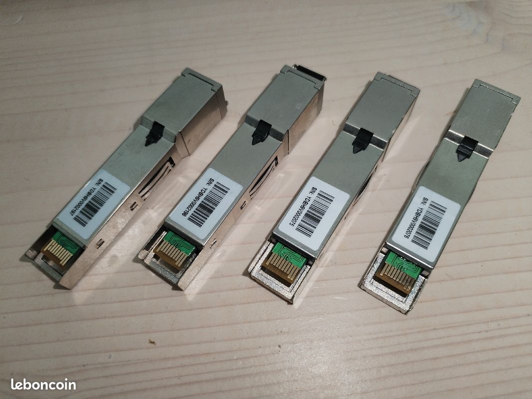 Lot de 4 modules SFP 3COM 1000BASE-T (image 1)