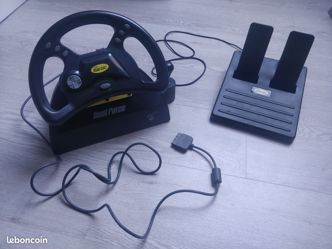 Volant + pedales ps2 (image 1)