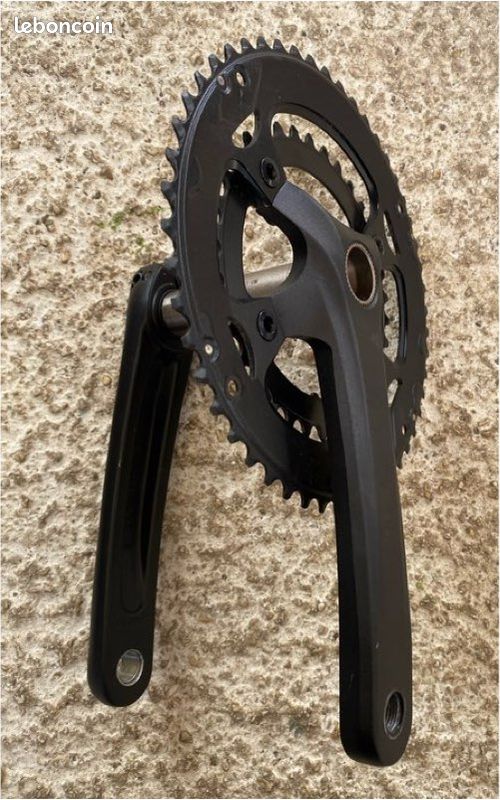 Prowheel Pédalier de vélo forgé AL-6061-T6 170 mm, en acier 48T Prowheel Pédalier de vélo forgé AL-6061-T6 170 mm, en acier 48T