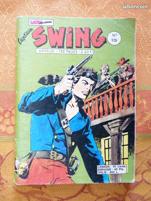 BD "Capt'ain Swing " (1re série) N°99-126-127-153-165-175-184 (image 3)