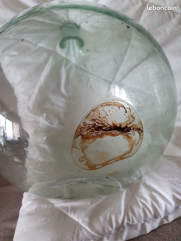 Ancienne bonbonne en verre (image 2)