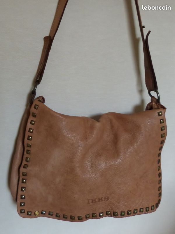 Sac à main cuir bandoulière IKKS (image 1)