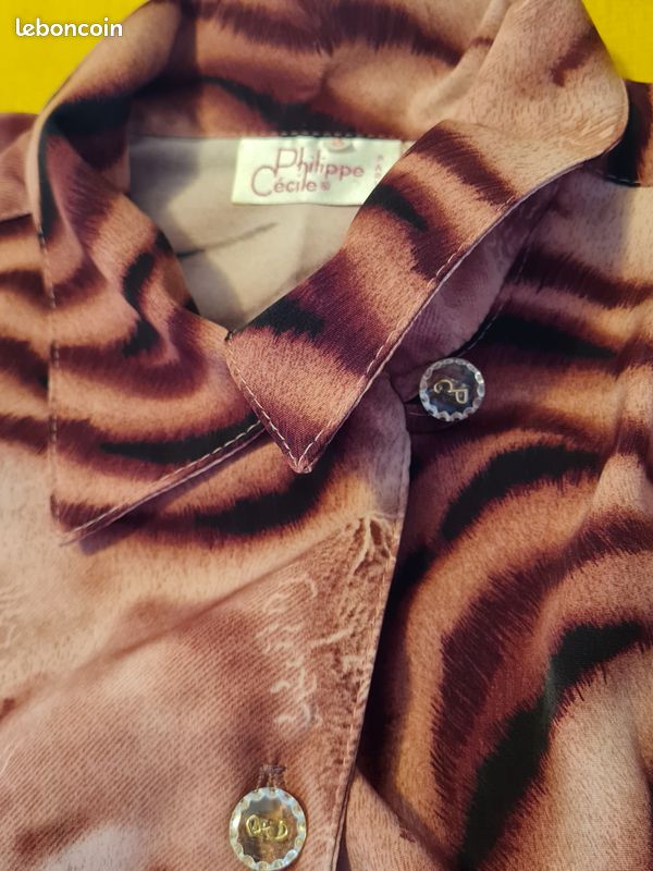 Chemise neuf vintage Philippe Cécile femme T44 (image 3)