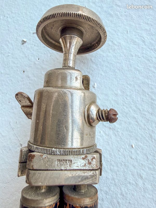 Acheter Trépied en bois pour appareil photo argentique au look vintage, objet de collection, pièce décorative pour la maison, le bureau ou le studio