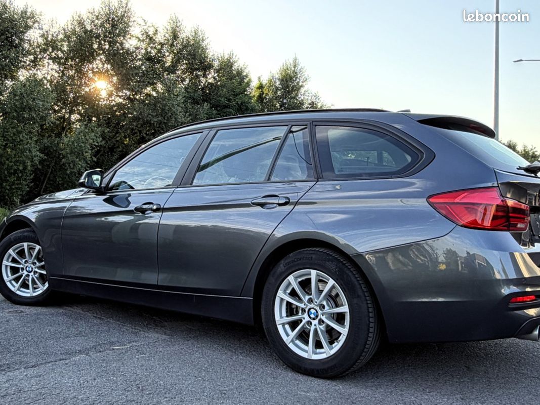 BMW SERIE 3 TOURING F31 LCI2 318d BVA8 PARFAIT ETAT/CUIR/CAMERA/FULL LED/NAVI PRO/HISTO BMW/GARANTIE (image 4)