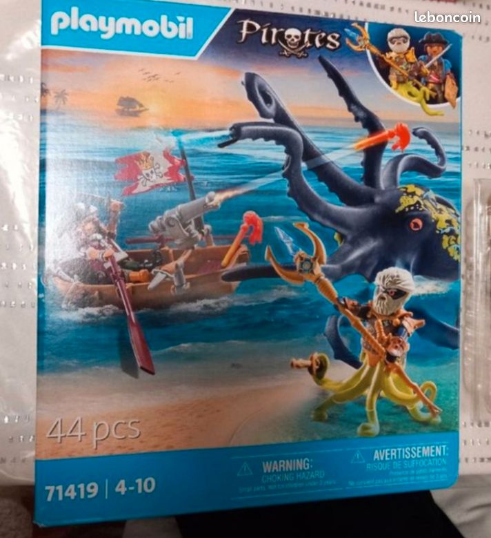 Pieuve Playmobil Pirate avec pieuvre 71419 - Jeux & Jouets