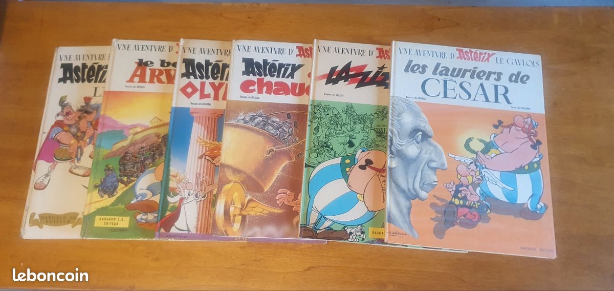 Collection BD Asterix & Obélix EO + Pilote & dos blanc Uderzo Goscinny (image 6)
