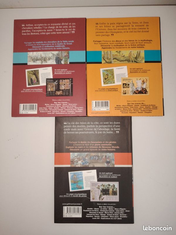 Livres sur l'histoire pour enfants "Sur les traces de" (image 4)