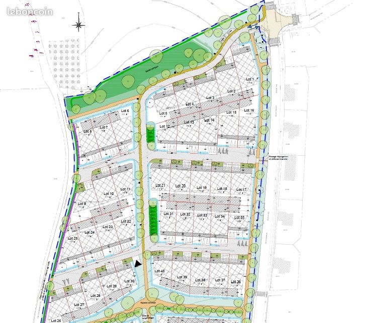 Parcelle de terrain · à Rives-du-Couesnon · 54 000 €