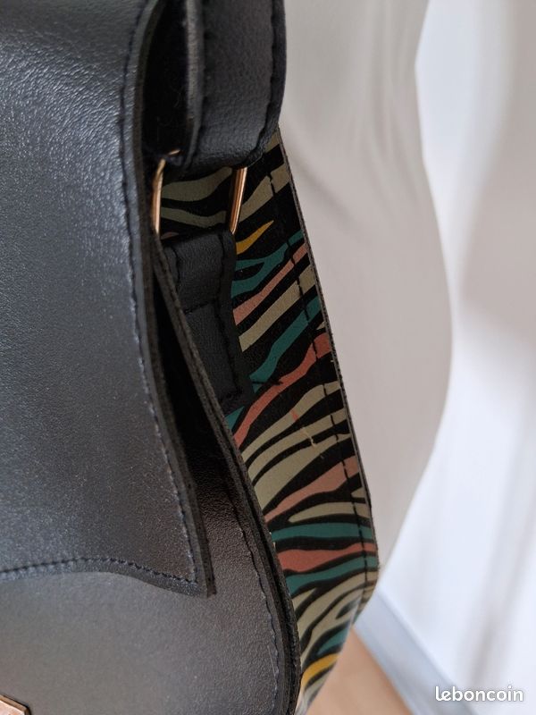 Lot 2 sacs Little Marcel - Sac voyage & Sac bandoulière noir (image 4)