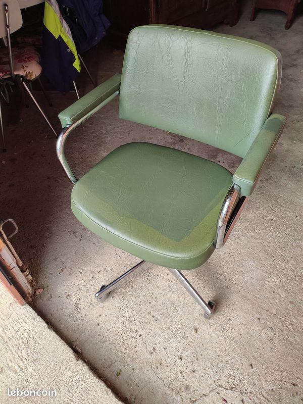 Fauteuil bureau années 60 (image 1)