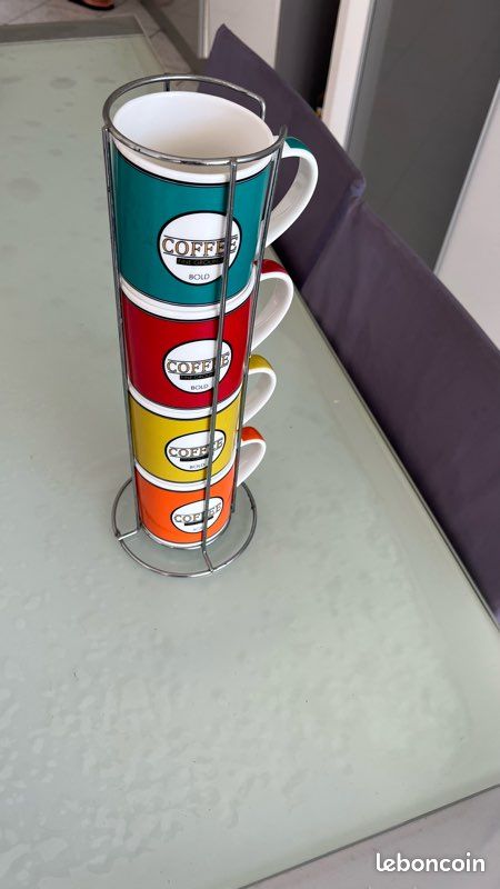 4 tasses trend’up avec le support gain de place (image 2)