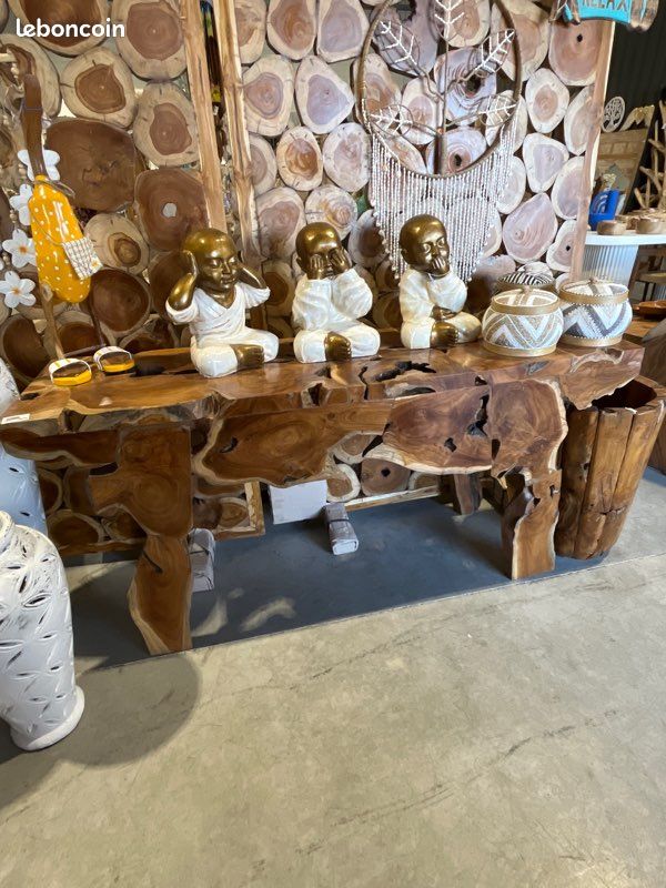 Console morceau de teck Bali (image 1)