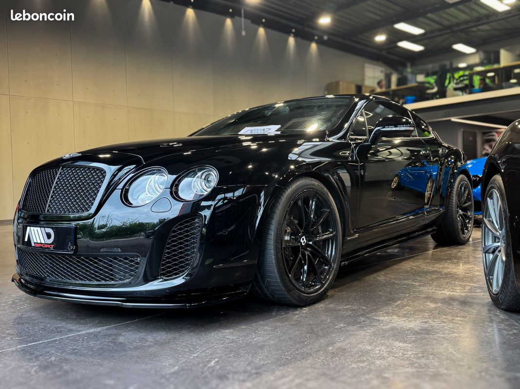 Bentley Continental Supersports 6.0 W12 630ch – Prépa Maxton – Rare en version FlexFuel / éthanol d’origine usine